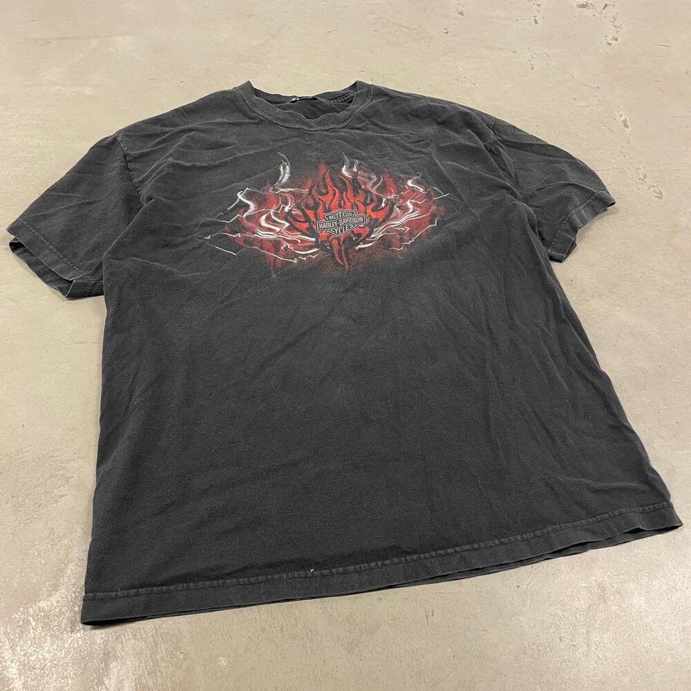 Y2K Harley Davidson graphic t-shirt